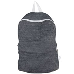 Black Denim Foldable Lightweight Backpack by snowwhitegirl