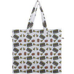 Fast Food White Canvas Travel Bag by snowwhitegirl