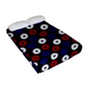 Eye Dots Red Blue Fitted Sheet (Full/ Double Size) View2