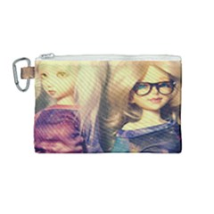 Galaxy Gals Canvas Cosmetic Bag (medium) by snowwhitegirl