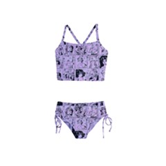 Lilac Yearbook 1 Girls  Tankini Swimsuit by snowwhitegirl