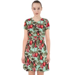 Fruit Branches Green Adorable In Chiffon Dress by snowwhitegirl