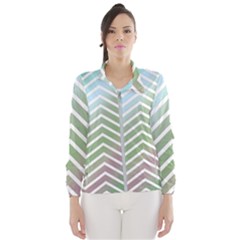 Ombre Zigzag 02 Windbreaker (women) by snowwhitegirl