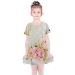 Roses 2218680 960 720 Kids  Simple Cotton Dress by vintage2030