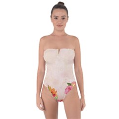 Flower 1646045 1920 Tie Back One Piece Swimsuit by vintage2030