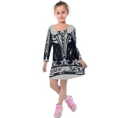 Crown 1515871 1280 Kids  Long Sleeve Velvet Dress by vintage2030