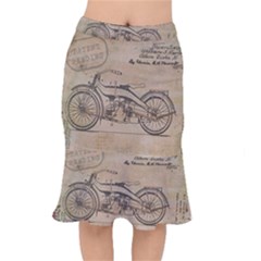 Motorcycle 1515873 1280 Mermaid Skirt by vintage2030