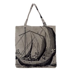 Ship 1515875 1280 Grocery Tote Bag by vintage2030