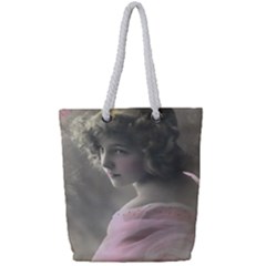 Vintage 1501529 1920 Full Print Rope Handle Tote (small) by vintage2030