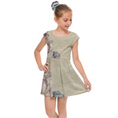 Background 1775324 1920 Kids Cap Sleeve Dress by vintage2030