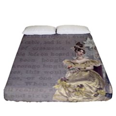 Background 1775352 1280 Fitted Sheet (queen Size) by vintage2030