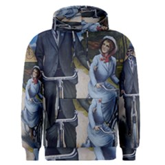 Couple On Bicycle Men s Pullover Hoodie by vintage2030