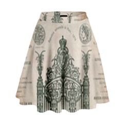 Building News High Waist Skirt by vintage2030