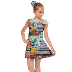 Retro Cokk Kids Cap Sleeve Dress by vintage2030