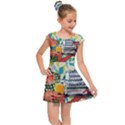 Retro Cokk Kids Cap Sleeve Dress View1