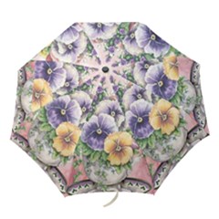 Lowers Pansy Folding Umbrellas by vintage2030