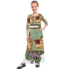 Angel 1332287 1920 Kids  Quarter Sleeve Maxi Dress by vintage2030