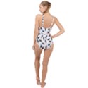 Pointing finger pattern High Neck One Piece Swimsuit View2