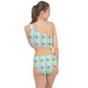 Pastel Rainbow Monstera Spliced Up Two Piece Swimsuit View2