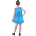 Mini White Polkadots on Oktoberfest Bavarian Blue Kids  Summer Dress View2