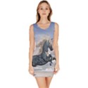 Wonderful Wild Fantasy Horse On The Beach Bodycon Dress View1