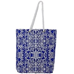 Red The Print Full Print Rope Handle Tote (large) by MRTACPANS