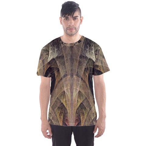 Fractal Art Graphic Design Image Men s Sports Mesh Tee by Sapixe