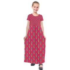 Tentacle Treat (gumdrop) Kids  Short Sleeve Maxi Dress by MissSmith