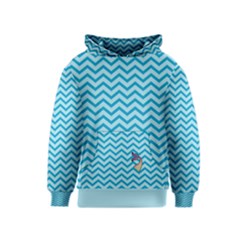 Chevron Mermaid Pattern Kids  Pullover Hoodie by emilyzragz