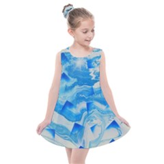 Space Fracture Kids  Summer Dress by WILLBIRDWELL