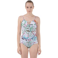 Atw Clr 2 Atw Pro Cut Out Top Tankini Set by RWTFSWIMWEAR