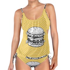 Pop Art Hamburger  Tankini Set by Valentinaart