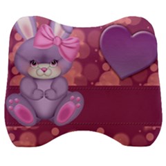 Illustration Love Celebration Velour Head Support Cushion by Nexatart