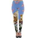 Cat And Butterflies Lightweight Velour Leggings View1