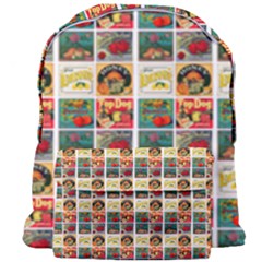 Victorian Fruit Labels Giant Full Print Backpack by snowwhitegirl