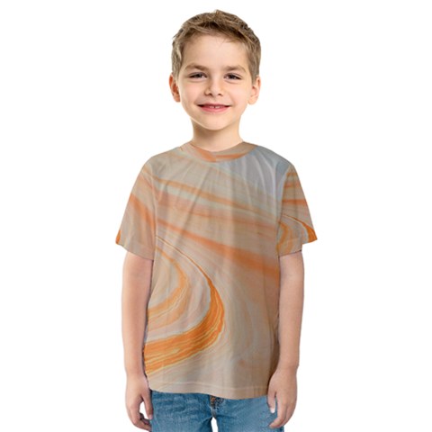 Orange And Blue 2 Kids  Sport Mesh Tee by WILLBIRDWELL
