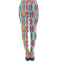 Rainbow Colored Waikiki Surfboards  Lightweight Velour Leggings View1