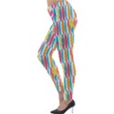 Rainbow Colored Waikiki Surfboards  Lightweight Velour Leggings View3