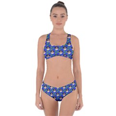 Frida Blue Criss Cross Bikini Set by snowwhitegirl