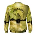 Awesome Creepy Skeleton With Skull Men s Sweatshirt View2