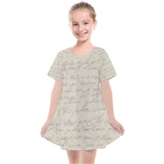 Handwritten Letter 2 Kids  Smock Dress by vintage2030