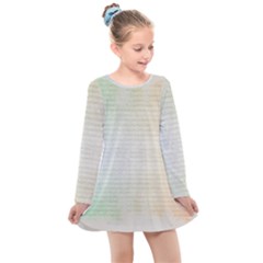 Page Spash Kids  Long Sleeve Dress by vintage2030