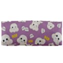 Cute Kawaii Popcorn pattern Canvas Travel Bag View4