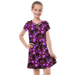 Purple Red  Roses Kids  Cross Web Dress by snowwhitegirl