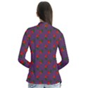 Red Roses Purple Drape Collar Cardigan View2