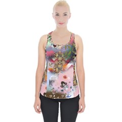 Pattern Patchwork Piece Up Tank Top by snowwhitegirl