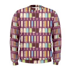 Candy Popsicles Purple Men s Sweatshirt by snowwhitegirl