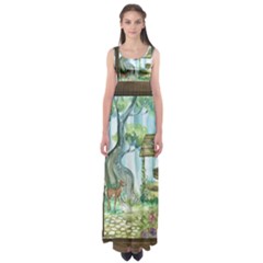 Town 1660349 1280 Empire Waist Maxi Dress by vintage2030