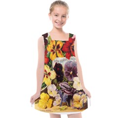 Flowers 1776534 1920 Kids  Cross Back Dress by vintage2030