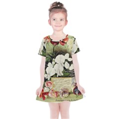 Flowers 1776617 1920 Kids  Simple Cotton Dress by vintage2030